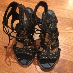 dolce vita lace up heels